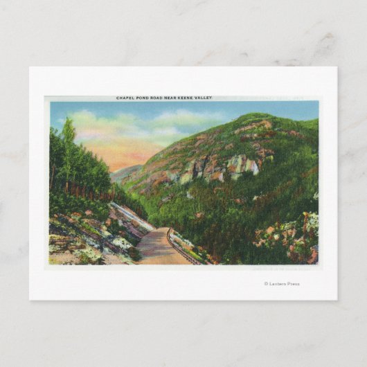 Uitzicht van viskreeften, Saranac Inn Briefkaart (Voorkant)