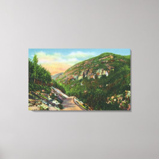 Uitzicht van viskreeften, Saranac Inn Canvas Afdruk (Voorkant)