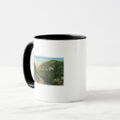 Uitzicht van viskreeften, Saranac Inn Mok (Voorkant links)