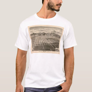 Uitzicht van vogelpest op Azusa, Californië (1887) T-shirt
