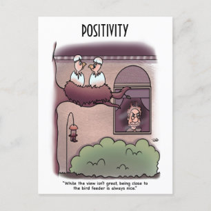 Uitzicht van vogels briefkaart