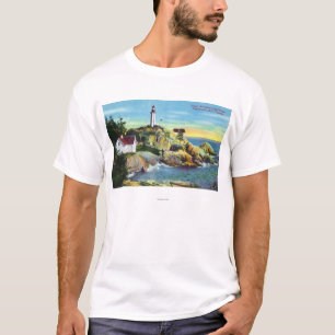 Uitzicht van vuurtoren van Point Atkinson 2 T-shirt