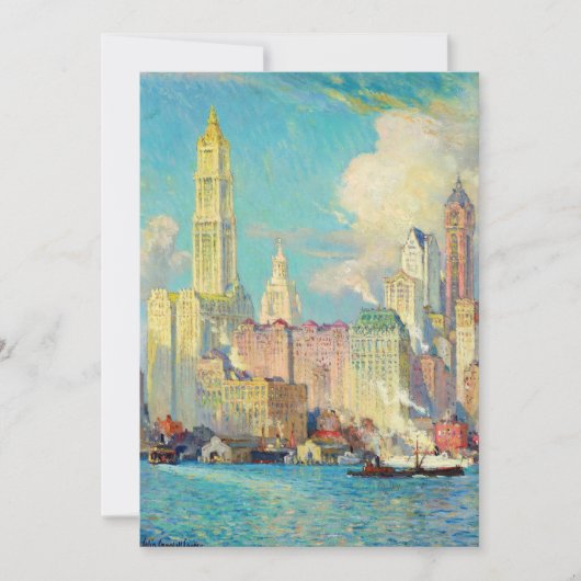 Uitzicht van Wall Street | Colin Campbell Cooper (Voorkant)