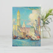 Uitzicht van Wall Street | Colin Campbell Cooper (Staand voorkant)