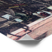 Uitzicht van Washington Street Oakland, CA Poster (Hoek)