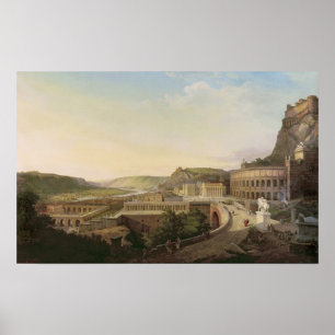 Uitzicht van Wenen in Roman Times, 1860 Poster