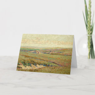 Uitzicht van Western Kansas   Birger Sandzén Kaart