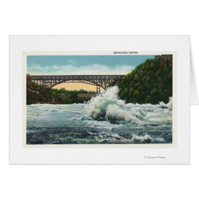 Uitzicht van Whirlpool Rapids Bridge en Whirlpool (Voorkant Horizontaal)