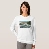 Uitzicht van Whirlpool Rapids Bridge en Whirlpool T-shirt (Voorkant volledig)