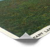 Uitzicht van Whiteface Mt uit Signal Hill, Heart Poster (Hoek)