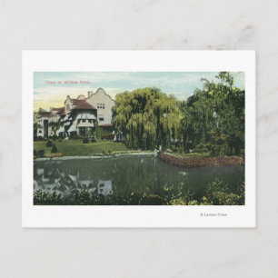Uitzicht van Willow Pond Briefkaart