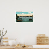 Uitzicht van witte olifant poster (Keuken)