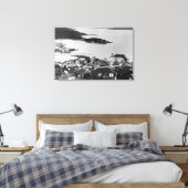 Uitzicht van Wrangell, foto Alaska Canvas Afdruk (Insitu (Slaapkamer))