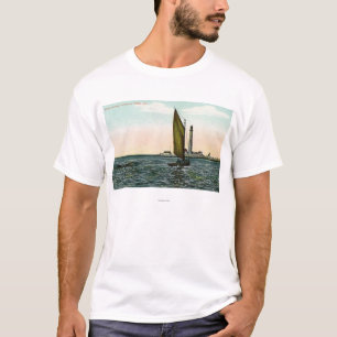 Uitzicht van York van het eiland T-shirt