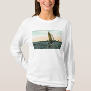 Uitzicht van York van het eiland T-shirt