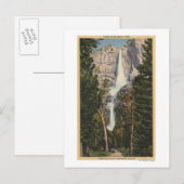 Uitzicht van Yosemite-Herfsten en vallei Briefkaart (Voorkant / Achterkant)