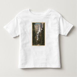 Uitzicht van Yosemite-Herfsten en vallei Kinder Shirts
