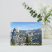 Uitzicht van Yosemite uit Glacier Point, CA Briefkaart (Staand voorkant)