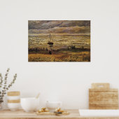 Uitzicht van Zee in Scheveningen door Vincent van  Poster (Keuken)