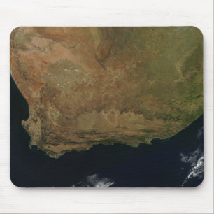 Uitzicht van Zuid-Afrika per satelliet Muismat