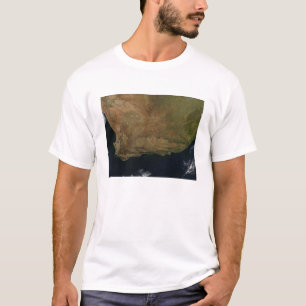 Uitzicht van Zuid-Afrika per satelliet T-shirt