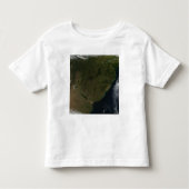 Uitzicht van Zuid-Amerika per satelliet Kinder Shirts (Voorkant)