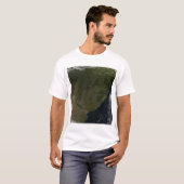 Uitzicht van Zuid-Amerika per satelliet T-shirt (Voorkant volledig)