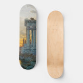 Uitzicht van Zuid-Italië met Romeinse oudheid Skateboard (Voorkant)