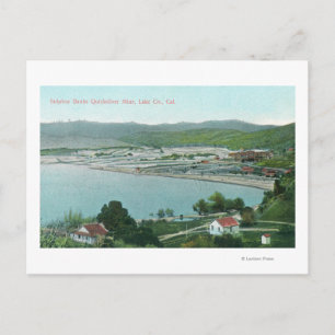 Uitzicht van zwavelbanken QuickSilver Mine Briefkaart