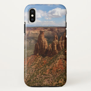 Uitzicht vanaf Canyon Rim Trail bij Colorado Monum iPhone XS Hoesje