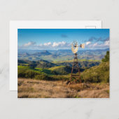 Uitzicht vanaf de top van de bergen briefkaart (Voorkant / Achterkant)