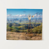 Uitzicht vanaf de top van de bergen wandkleed (Voorkant (horizontaal))