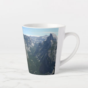 Uitzicht vanaf Glacier Point in Yosemite National  Latte Mok