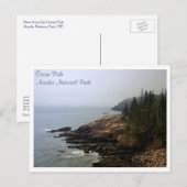 Uitzicht vanaf het Ocean Path Briefkaart (Voorkant / Achterkant)