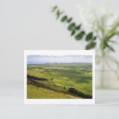 Uitzicht vanaf Serro do Cume: Terceira, Azoren Briefkaart (Staand voorkant)