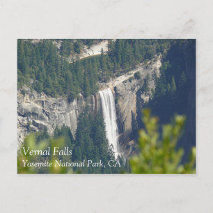 Uitzicht Vernal Herfsten van Glacier Point, CA Briefkaart