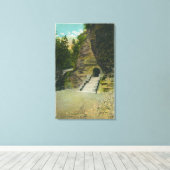 Uitzicht voor amfitheateringang canvas afdruk (Insitu (Houten vloer))