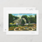 Uitzicht voor boommonument en botanische tuinen # briefkaart (Voorkant / Achterkant)