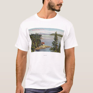Uitzicht voor de Noordzee-ontsrift van Lions Gate T-shirt