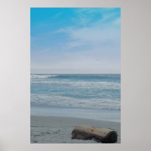 Uitzicht voor de Stille Oceaan Poster (Voorkant)