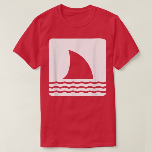 Uitzicht voor haaienvisserij  t-shirt (Design voorkant)