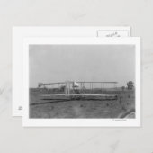 Uitzicht voor het afsluiten van het Wright Brother Briefkaart (Voorkant / Achterkant)