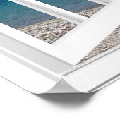 Uitzicht voor kunstmatig ramen van het meer van de poster (Hoek)