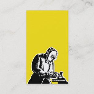 uitzicht voor lassen aan de zijkant visitekaartje