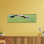 Uitzicht voor vogelogen boven panoramisch canvas (Insitu (Woonkamer))