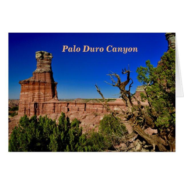 Uitzicht vuurtoren in Palo Duro (Voorkant Horizontaal)