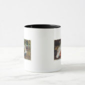 Uitzicht walvisjagers die zich op de walvis herste mok (Midden)