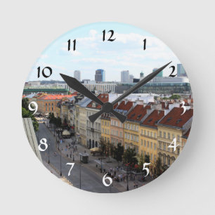 Uitzicht Warschau Ronde Klok