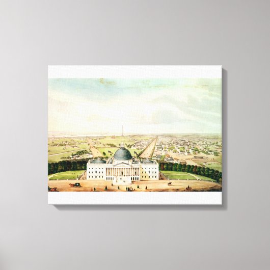 Uitzicht Washington Canvas Afdruk (Voorkant)