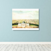 Uitzicht Washington Canvas Afdruk (Insitu (Houten vloer))
